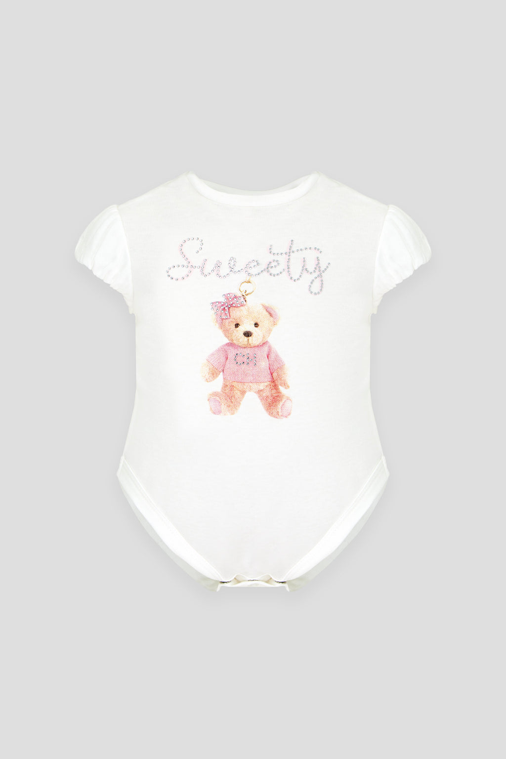 Bear Bodysuit with Crystals