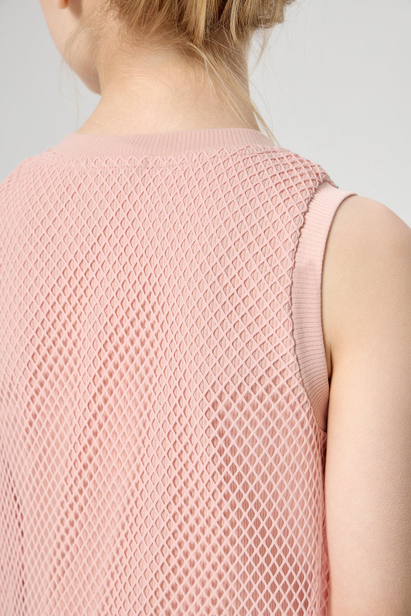 Elegant Rhinestone Fishnet Dress