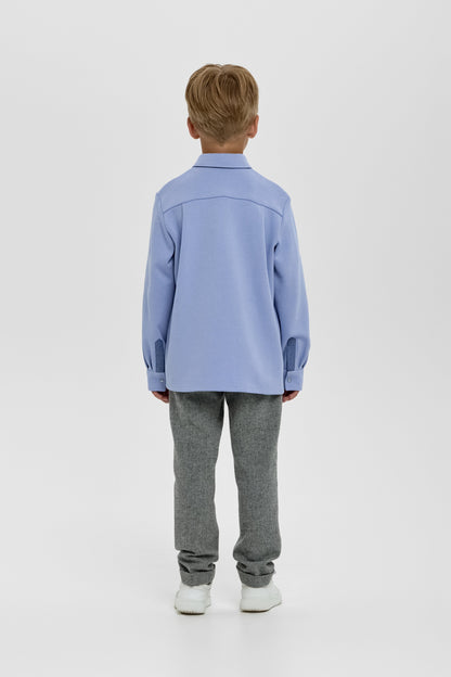 Blue Footer Shirt