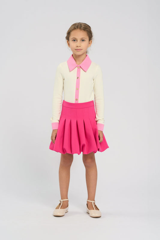 Pink Ruffle Skirt