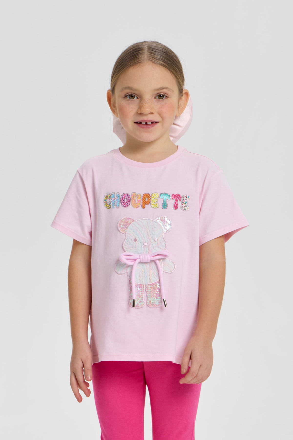 Teddy 3D Decorated T-Shirt