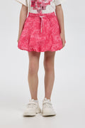 Balloon Skirt with Branded Print