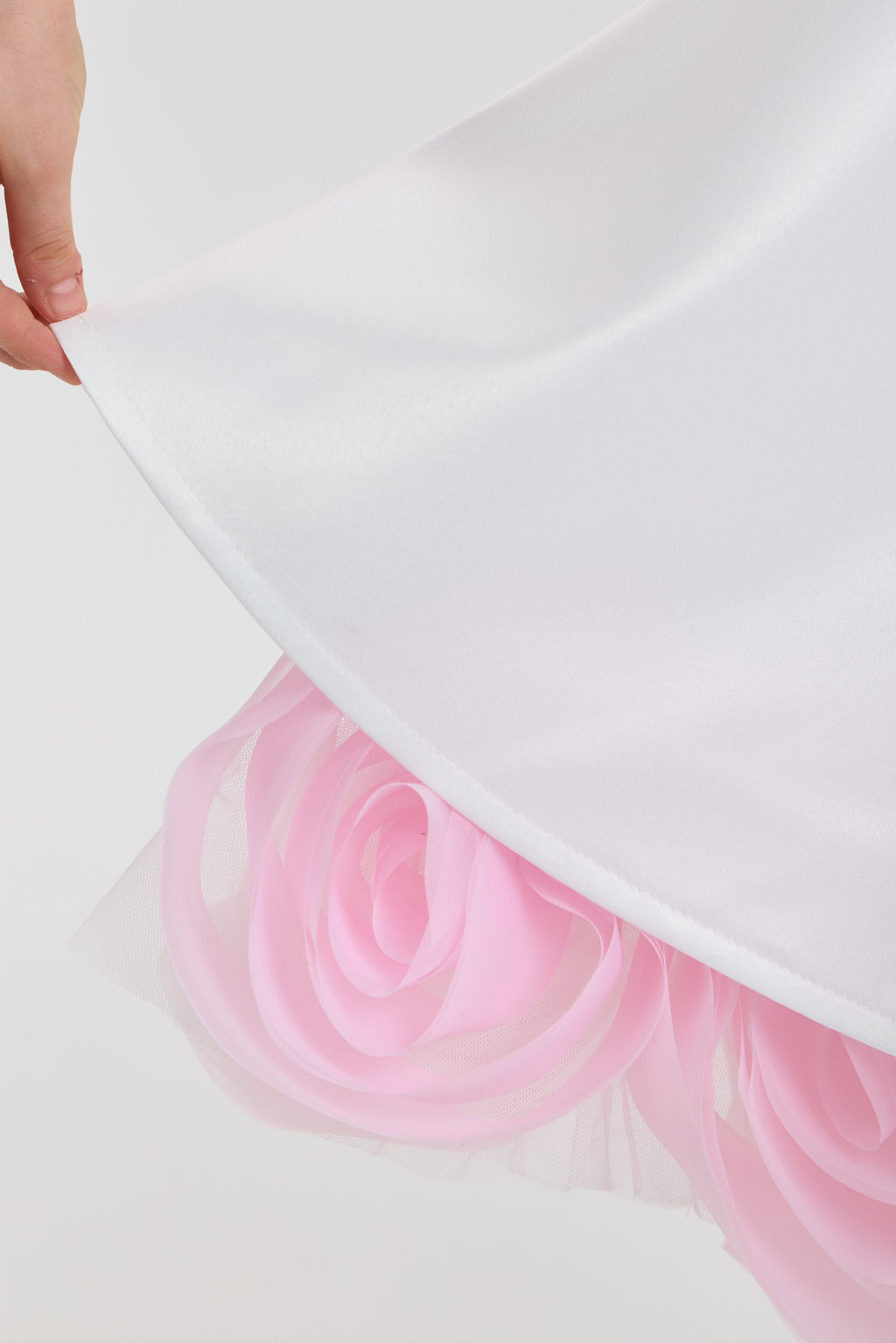 Elegant Dress with Roses