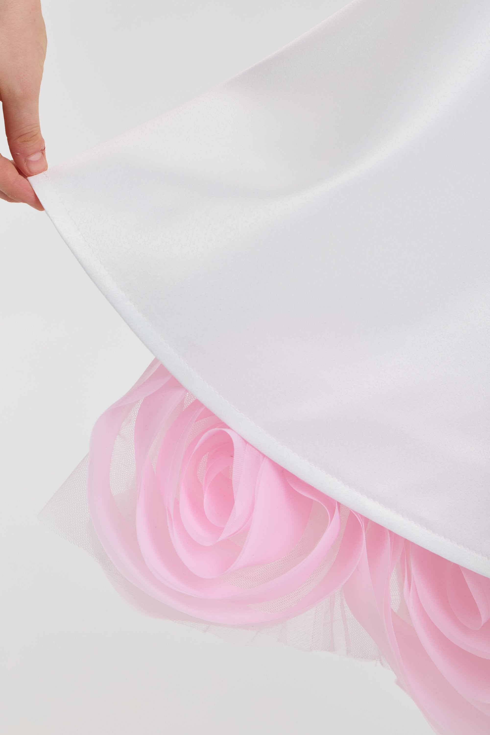 Elegant Dress with Roses