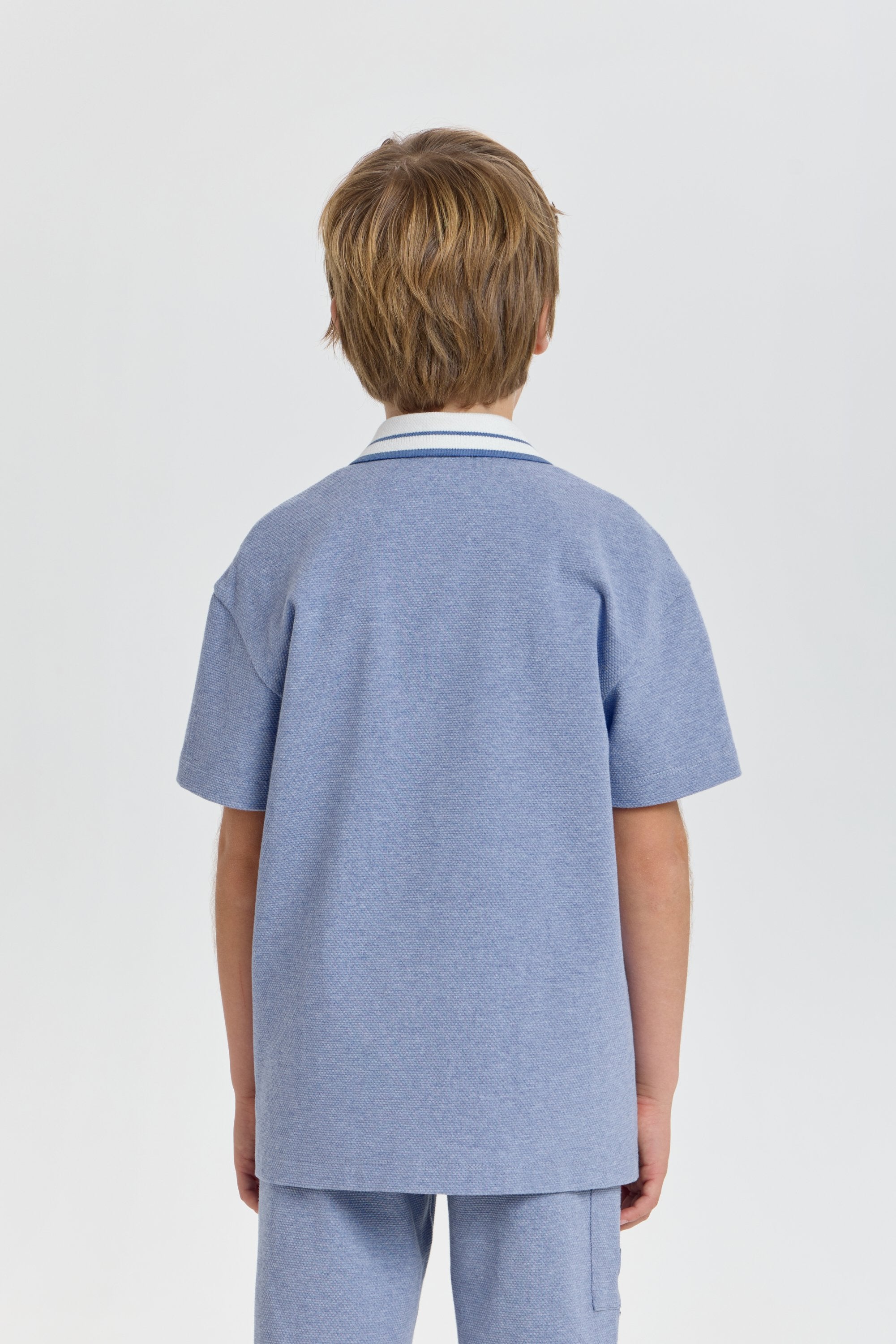 Smart Summer Textured Set (shirt and shorts)