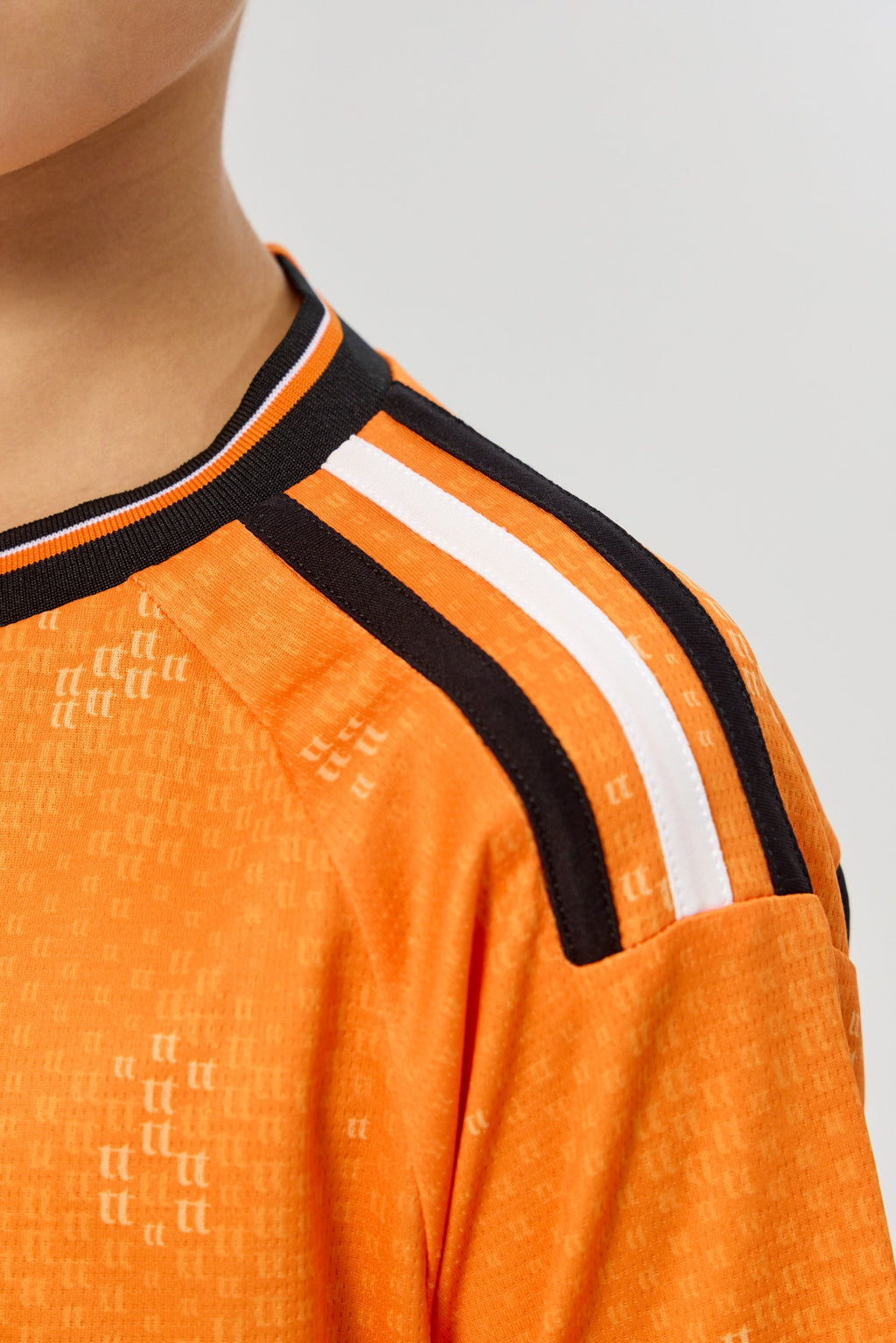 Sport Set with Orange Jersey and Black Matching Shorts