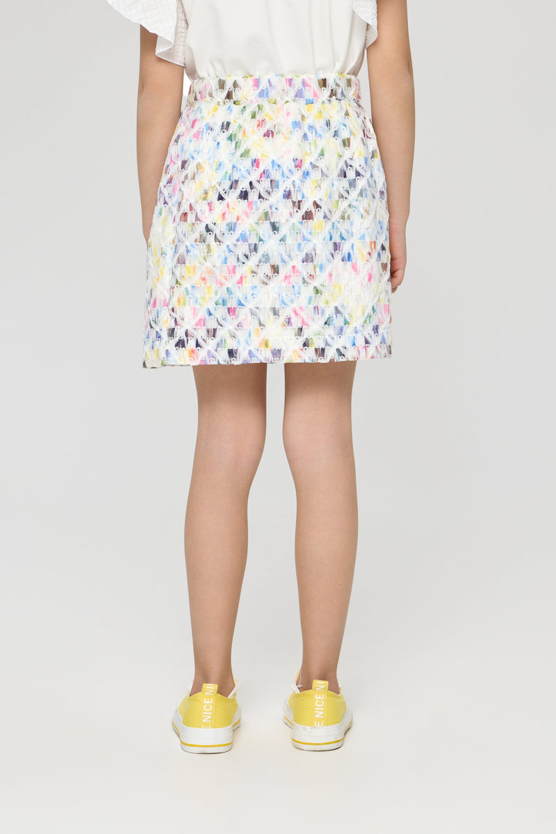 Textured Fabric Skirt