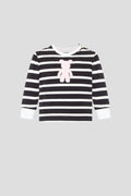 Elegant Striped LS Tee