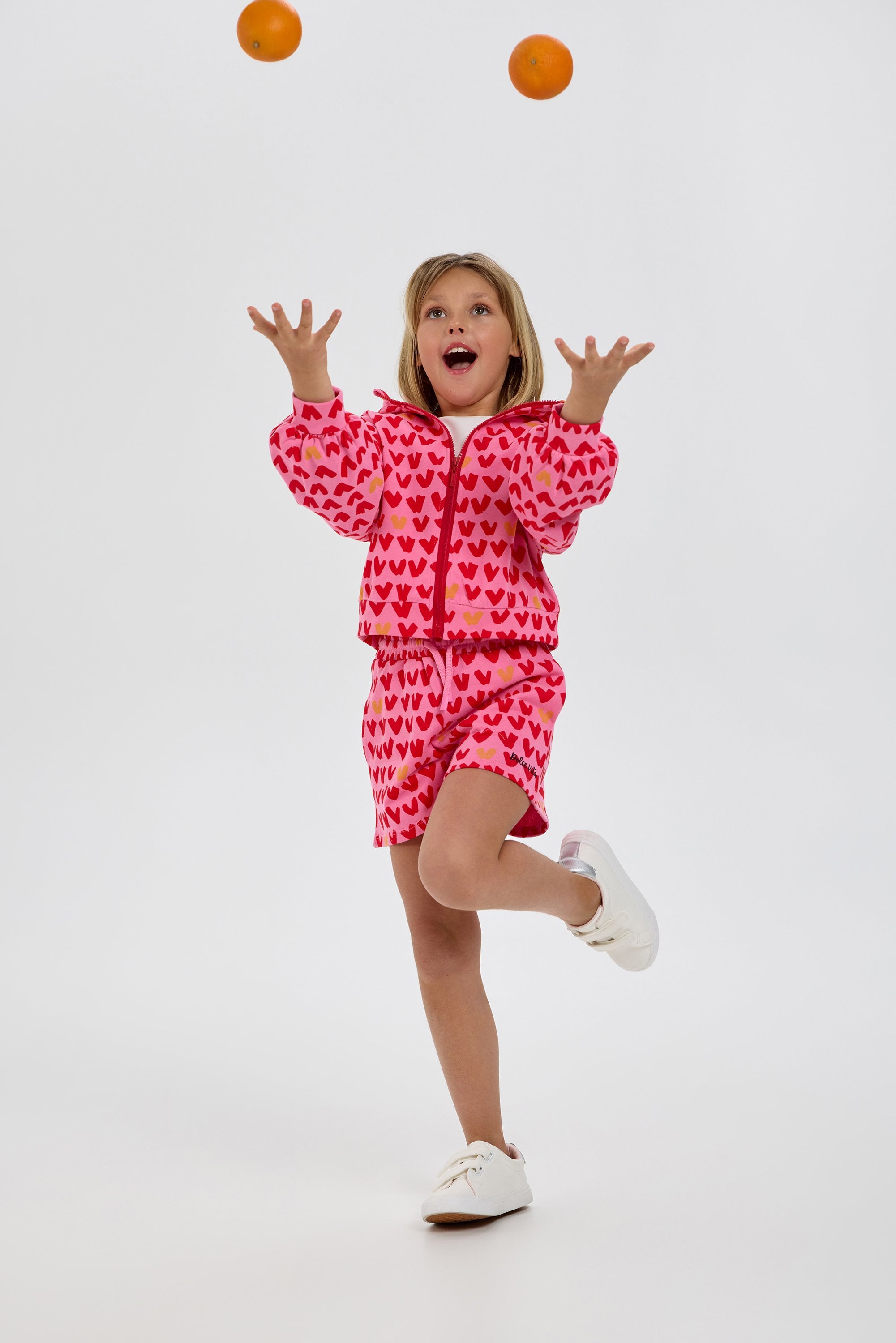 Heart Set (Hoodie jacket with shorts)