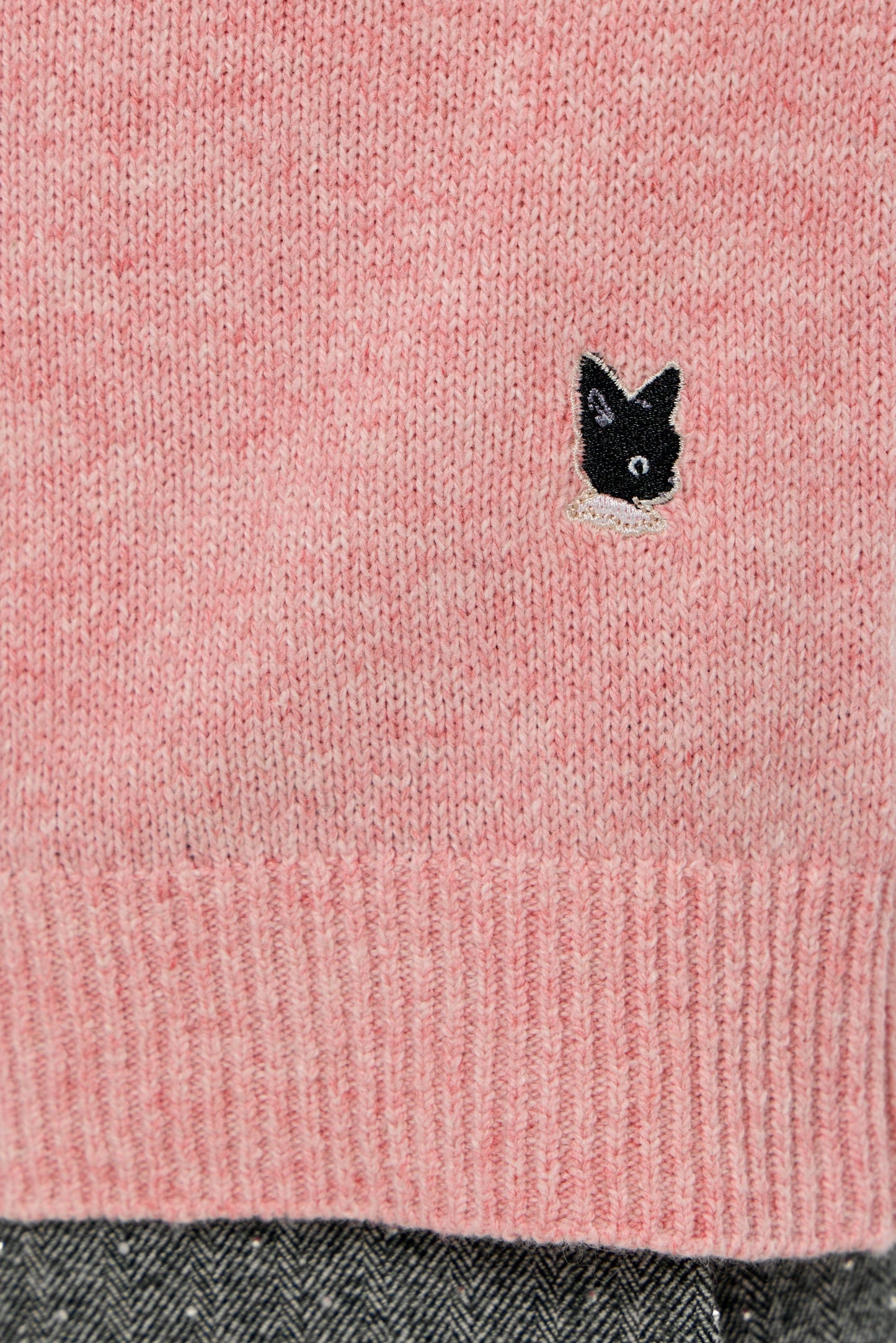 Knitted Sweatshirt, peach