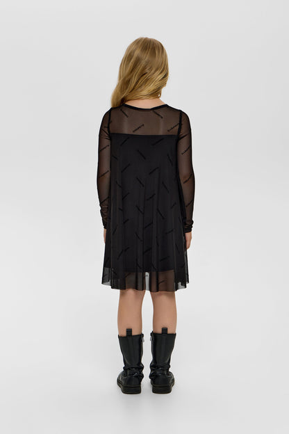 Mesh Branded Dress