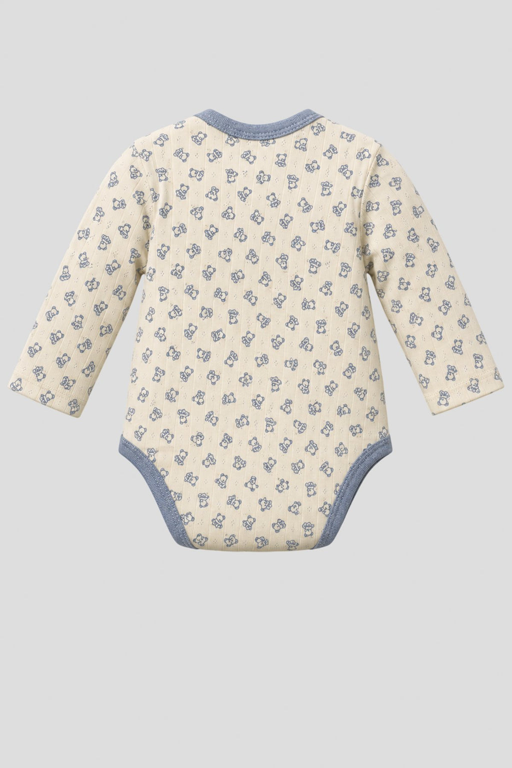 Teddy Knitted Cotton Set (body, pants & cap) for baby boy