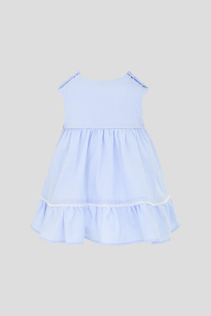 Elegant Cornflower Blue  Dress