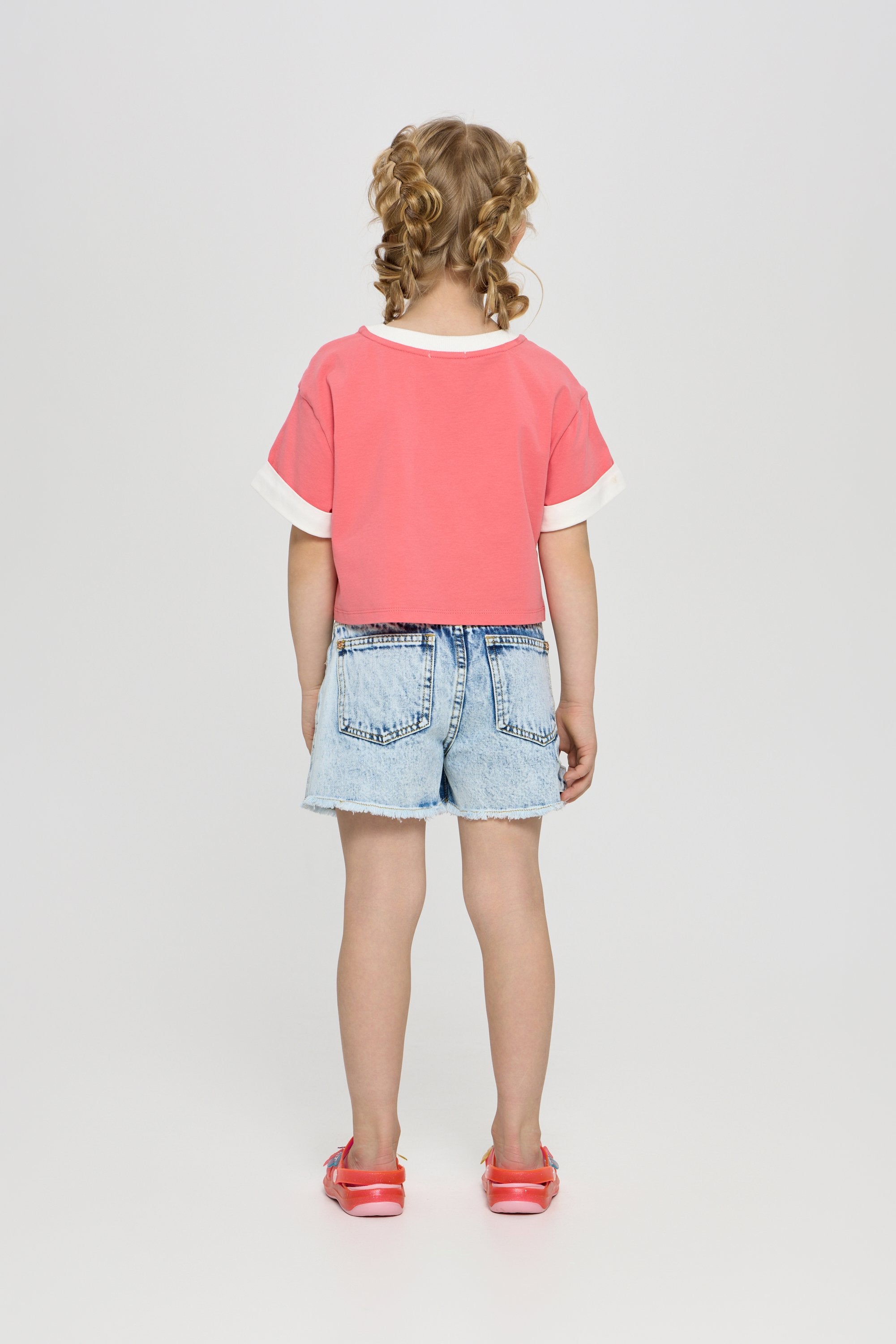 Cropped Printed T-Shirt