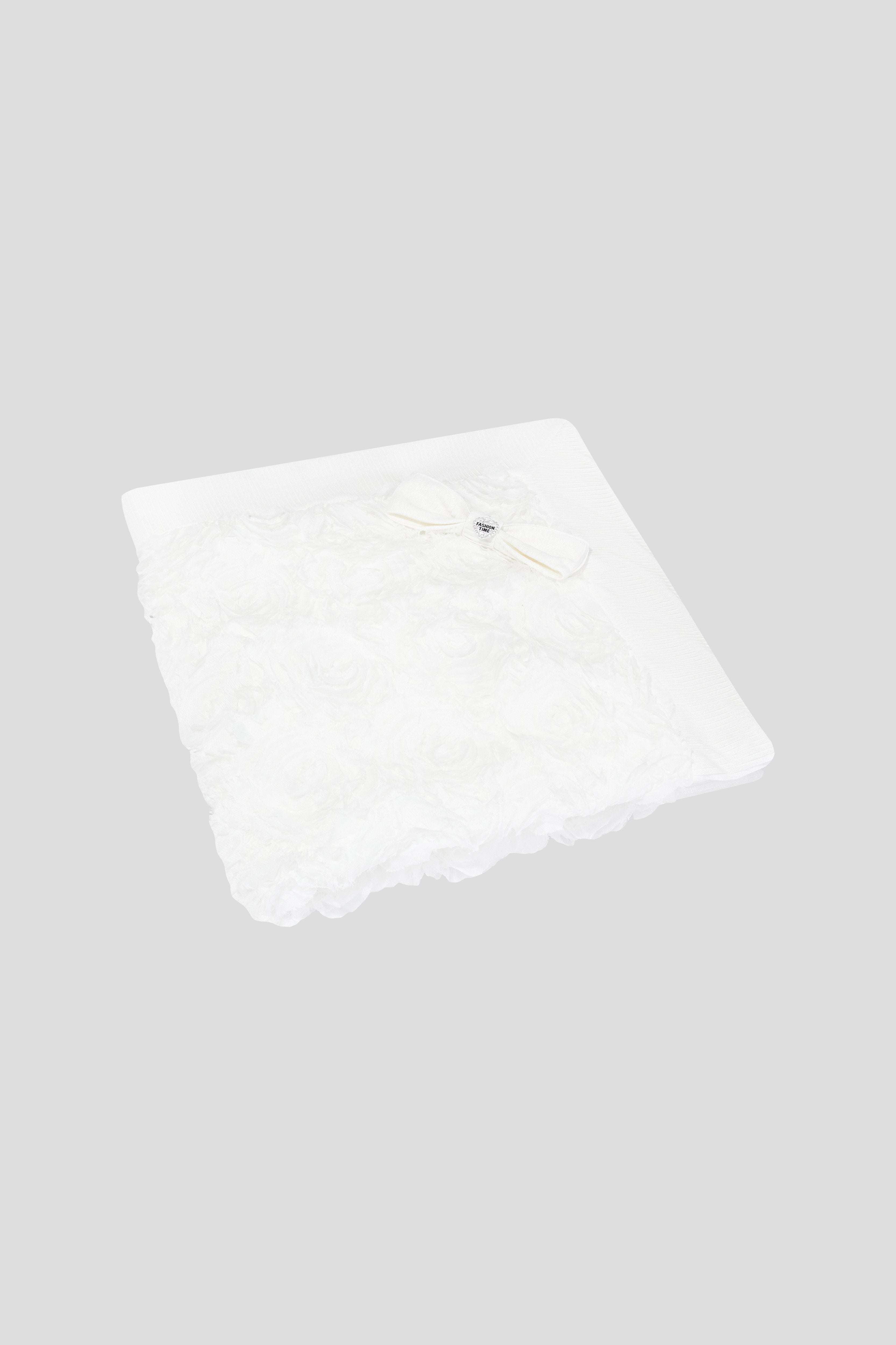 Lace Blanket with a Bow, ecru