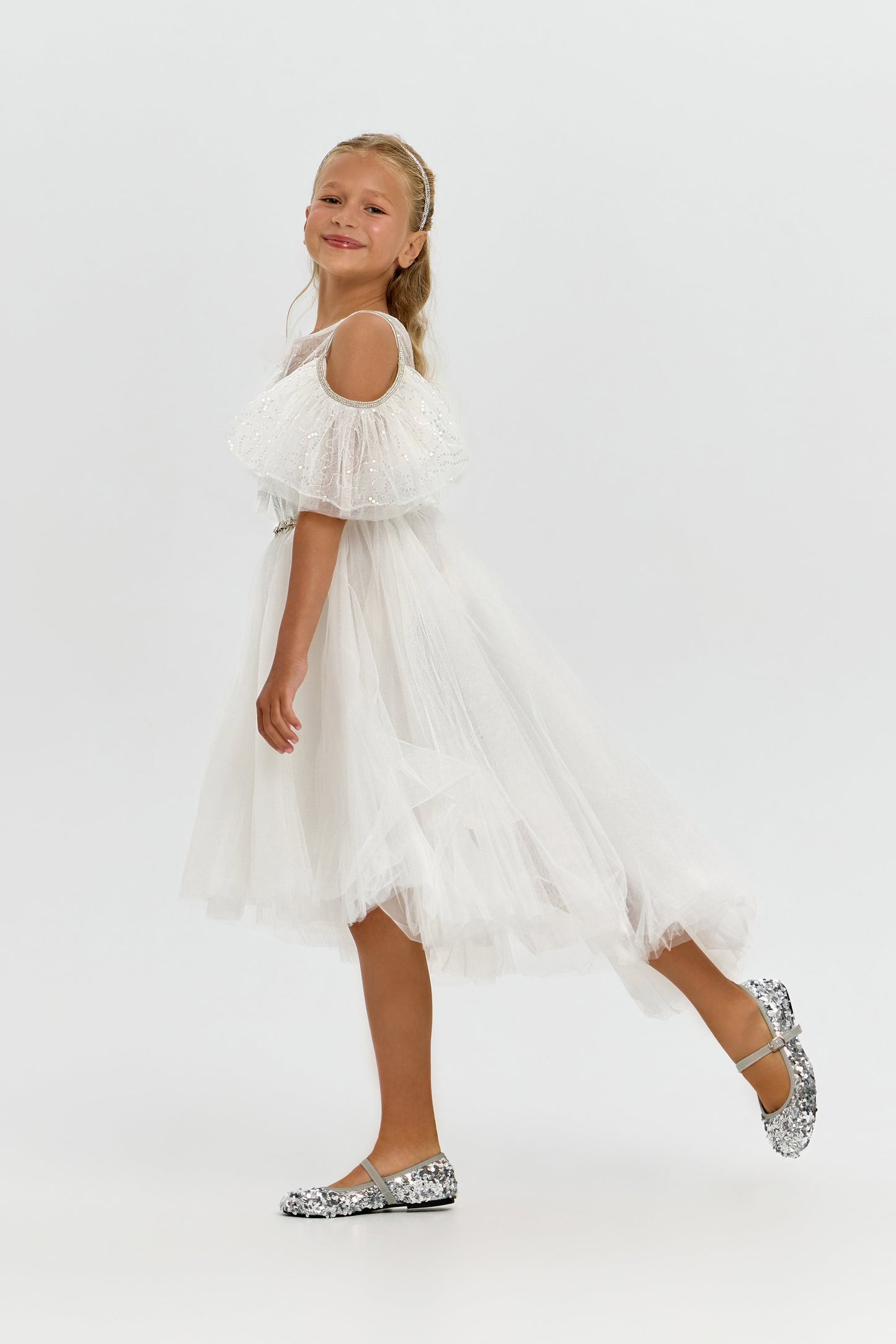 Elegant Snow White Dress