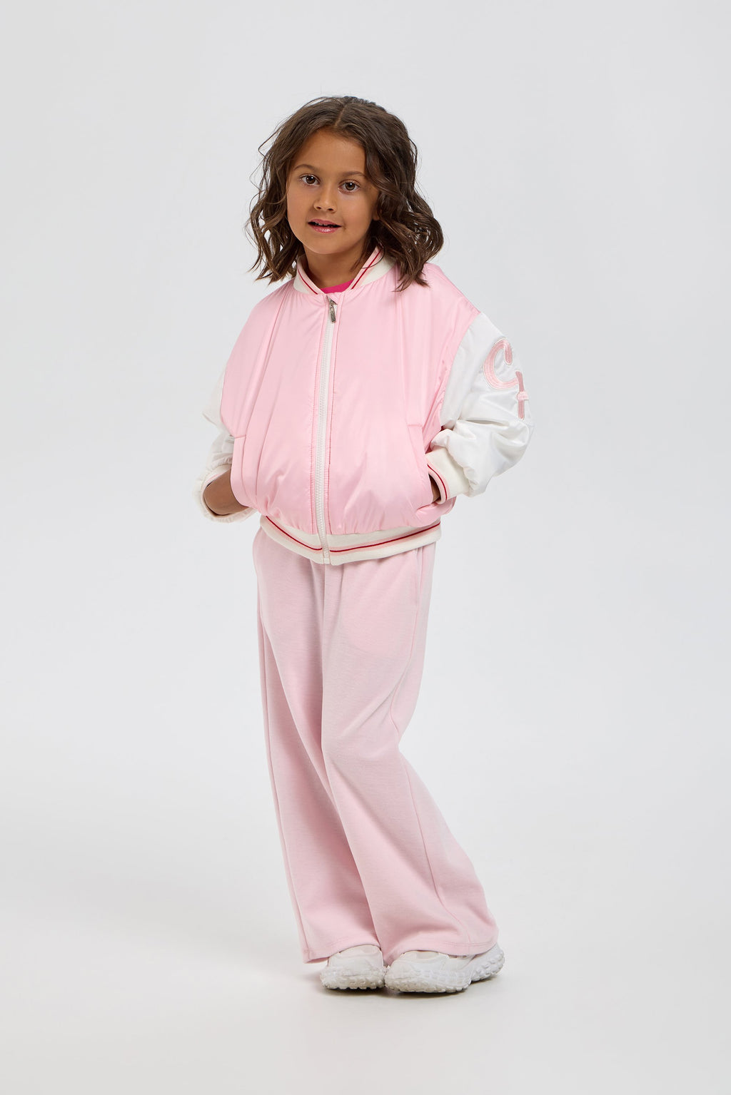 Stylish Pink Bomber Jacket