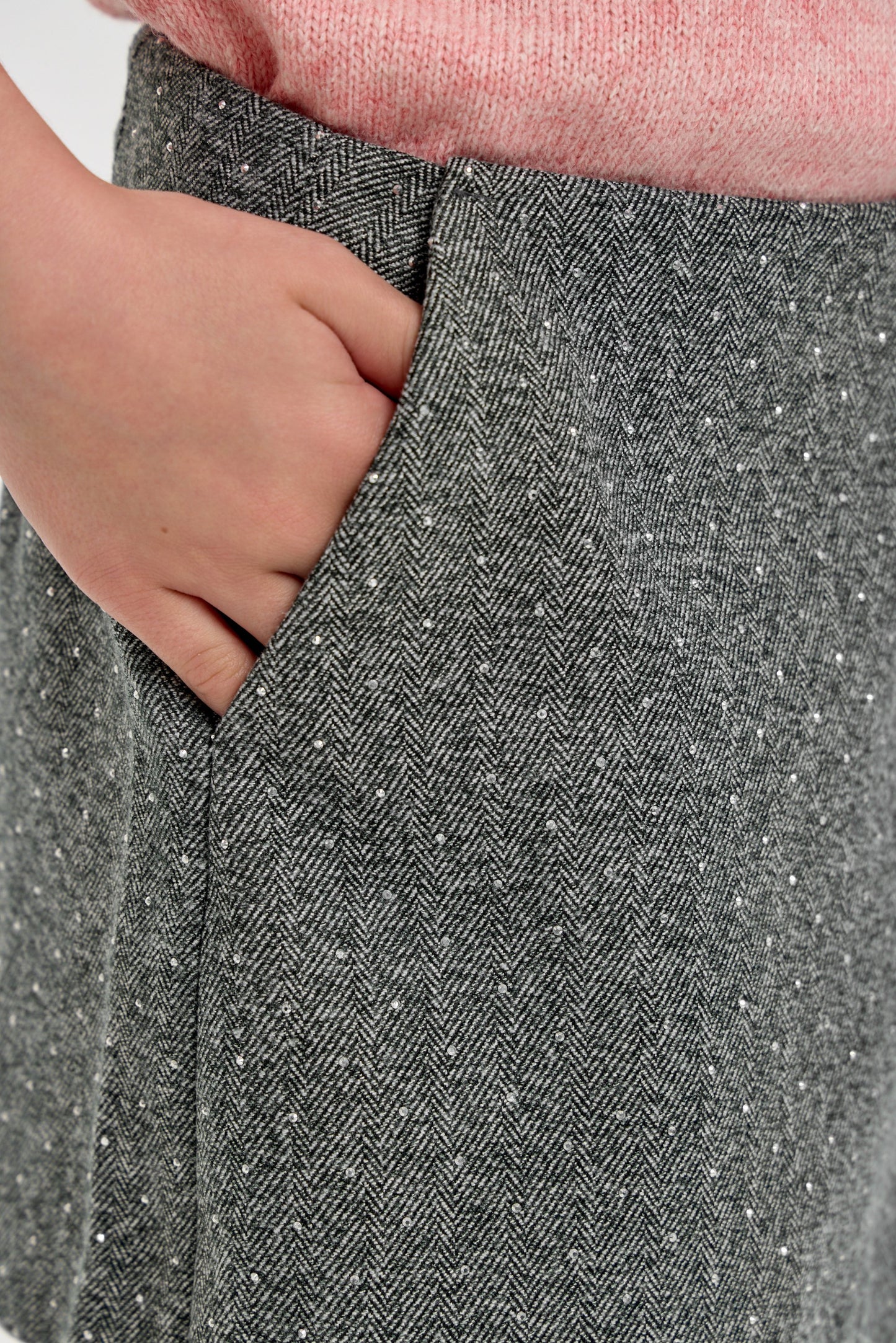 Sequins Decorated Shorts-Skirt