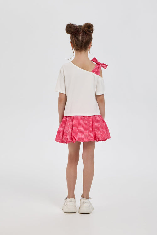 Beautiful Strawberry Set (Decorated Top and Balloon Skirt)