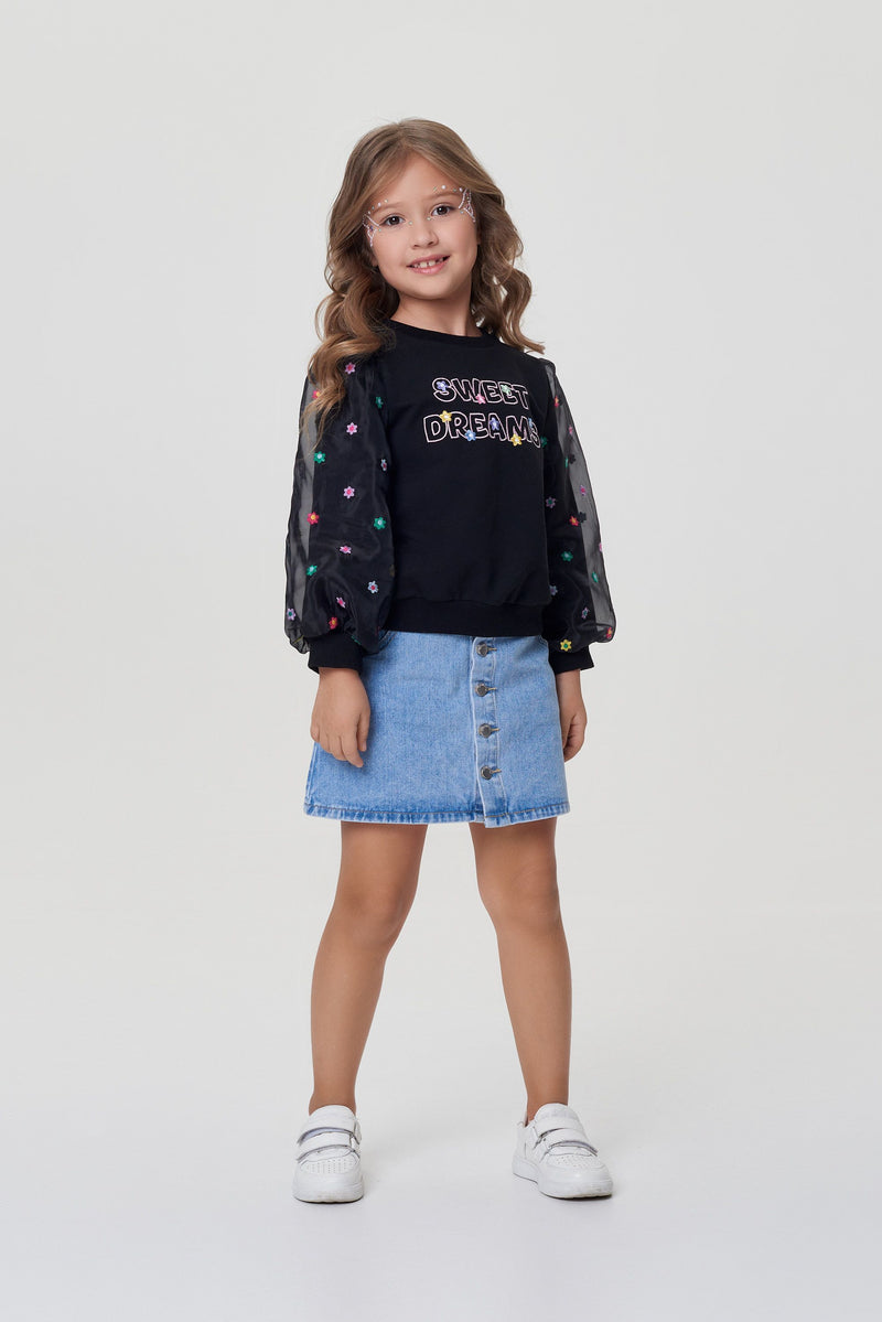 Volumable Sleeves Sweatshirt