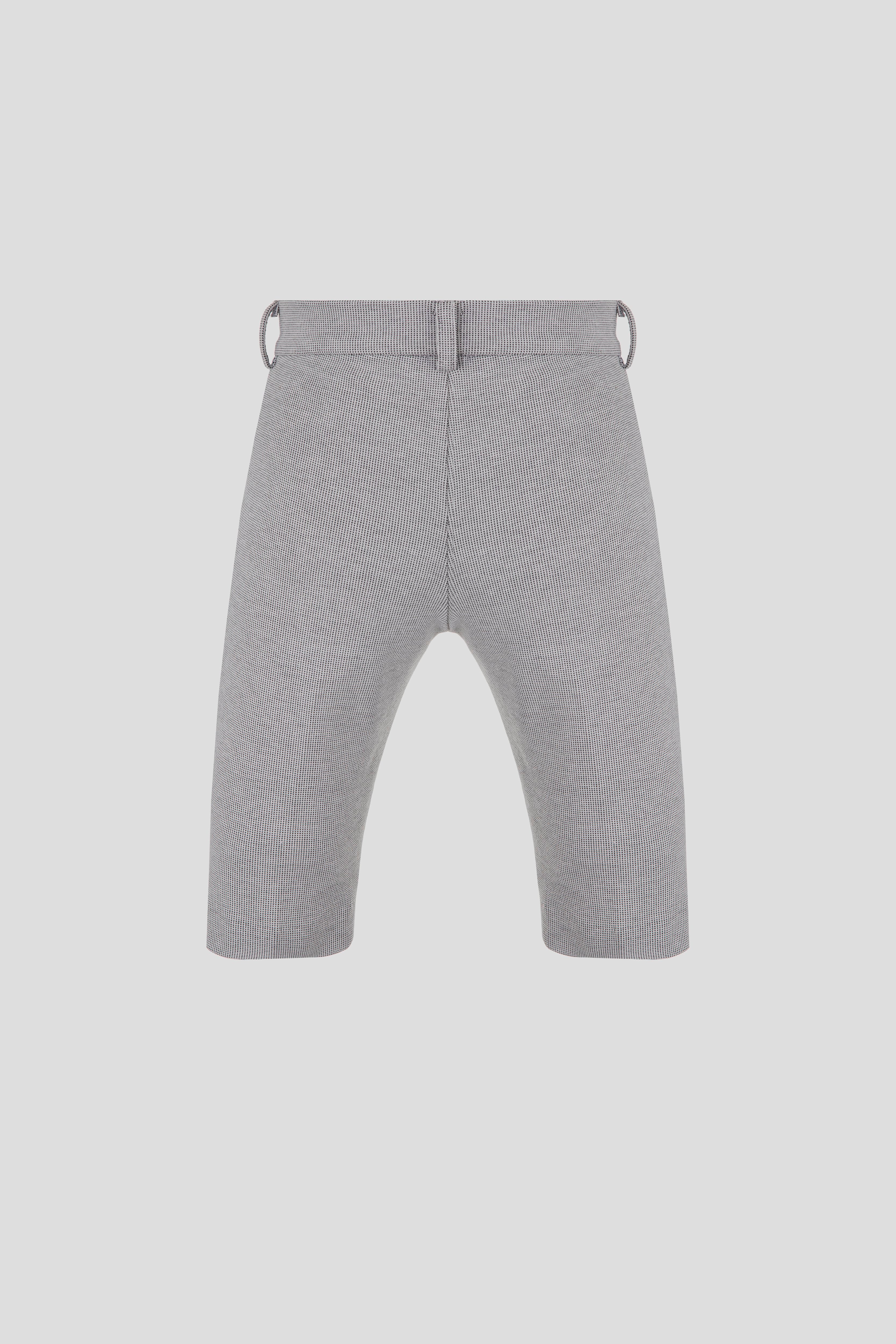 Trousers, grey melange