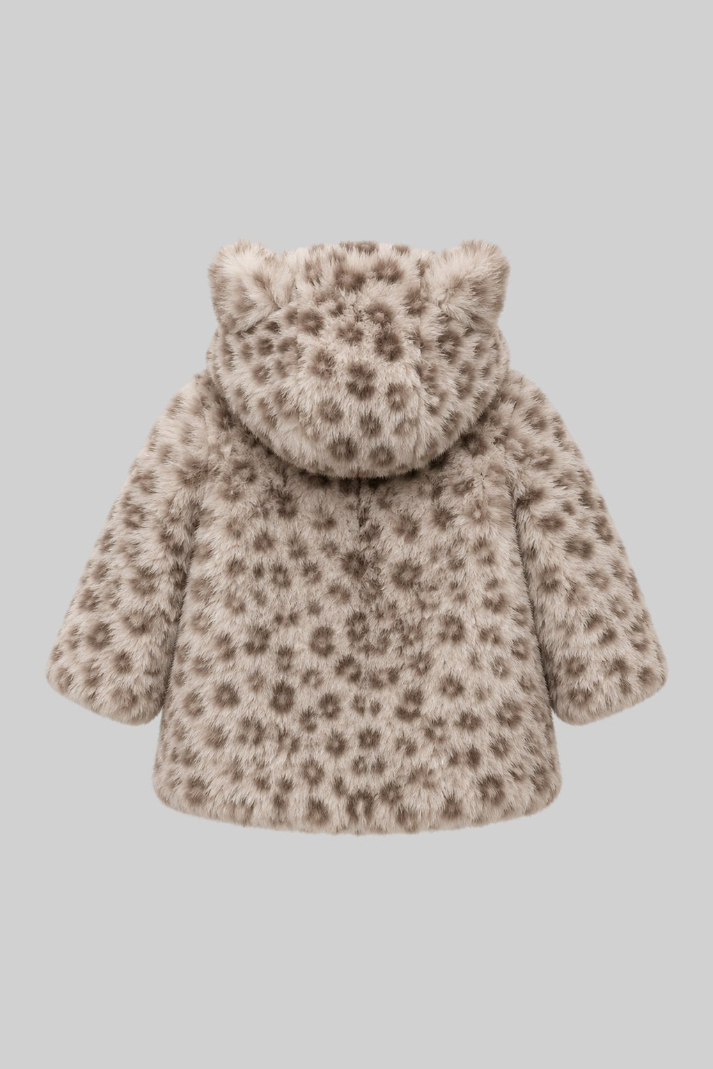 Beautiful Leopard Faux Fur Jacket for baby girl