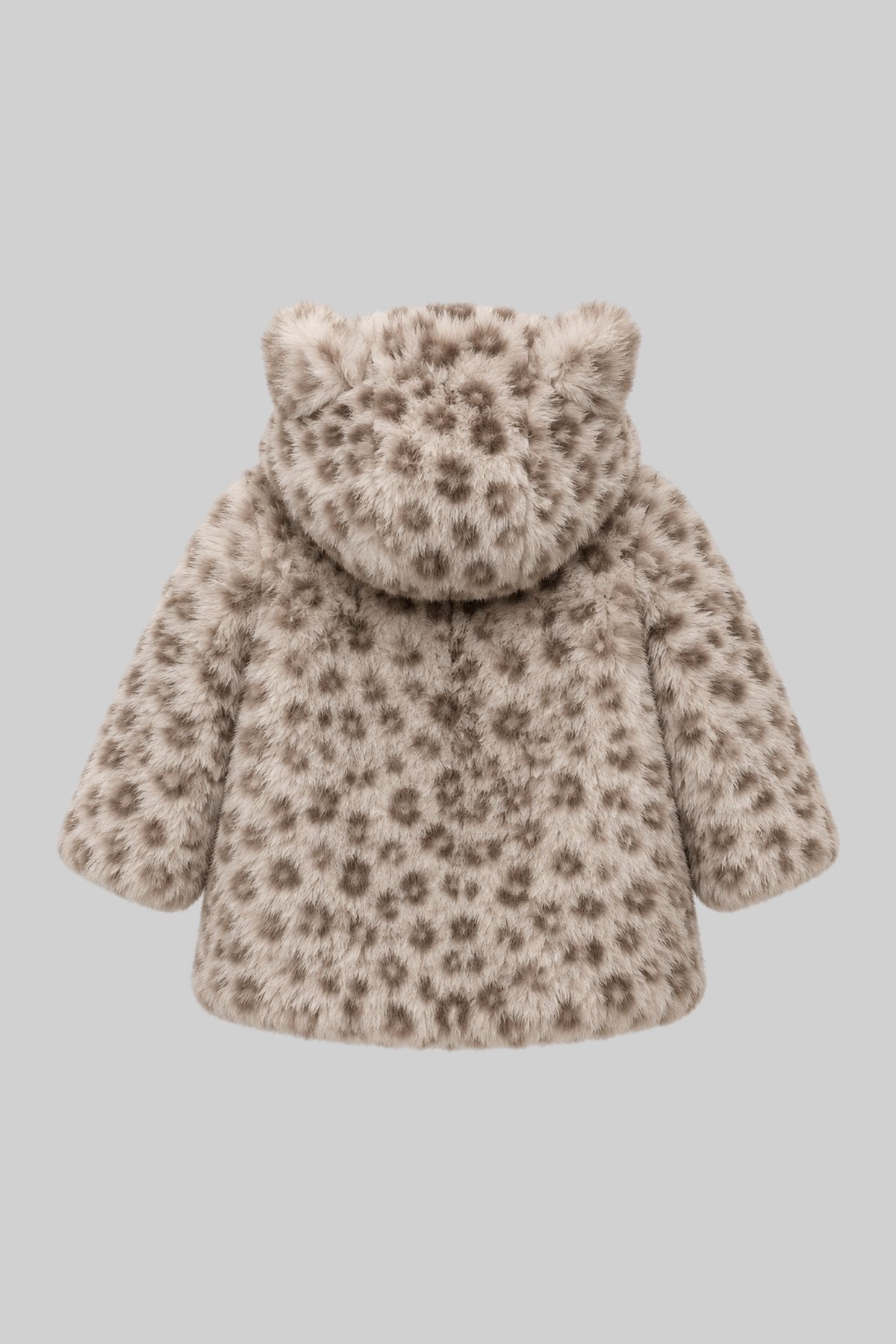 Beautiful Leopard Faux Fur Jacket for baby girl