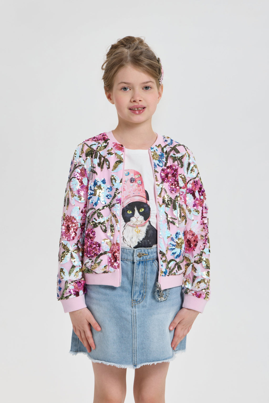 Exquisite Sequins Bomber