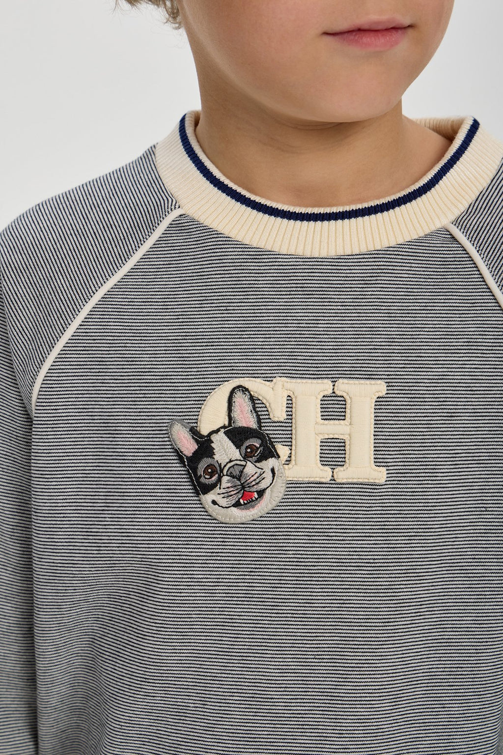 CH Doggy Stripe Jumper for boys