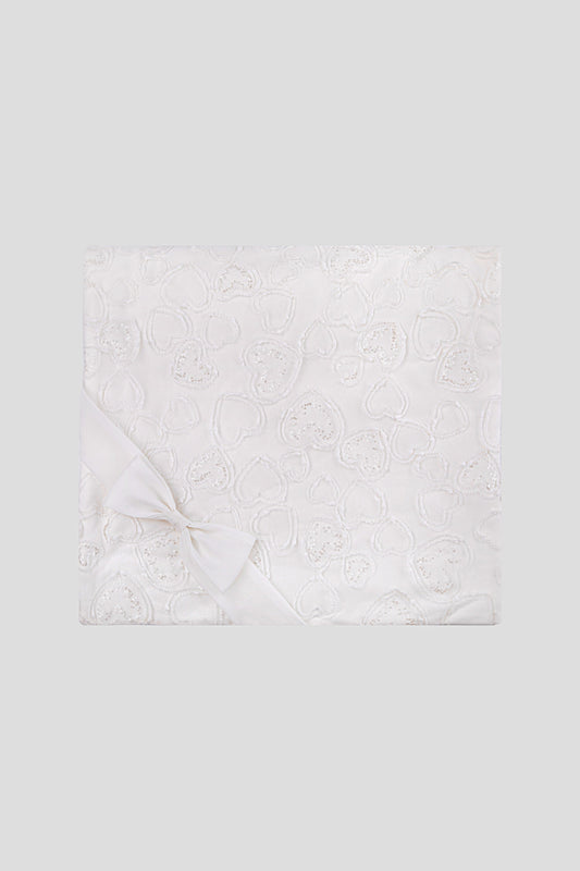 Decorative Fabric Embossed Knitted Blanket