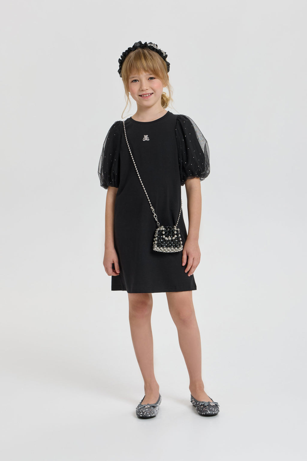 Elegant Dress with Purse