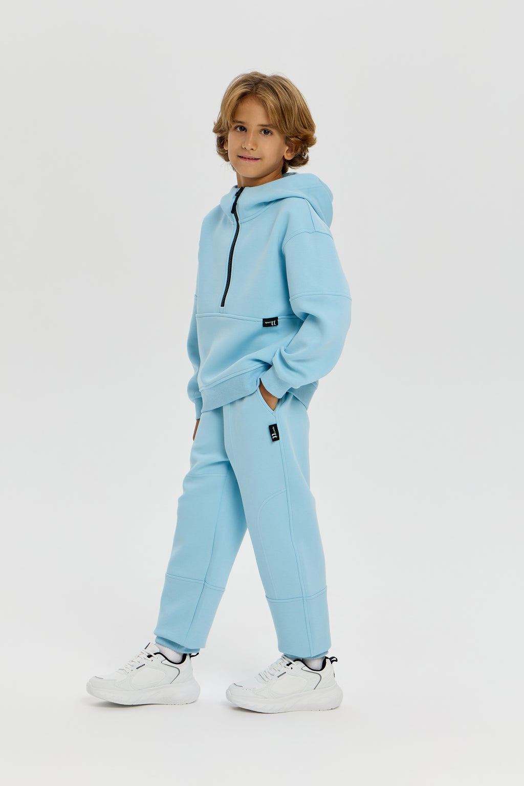 Sky blue Tracksuit (hoodie and pants) for kids