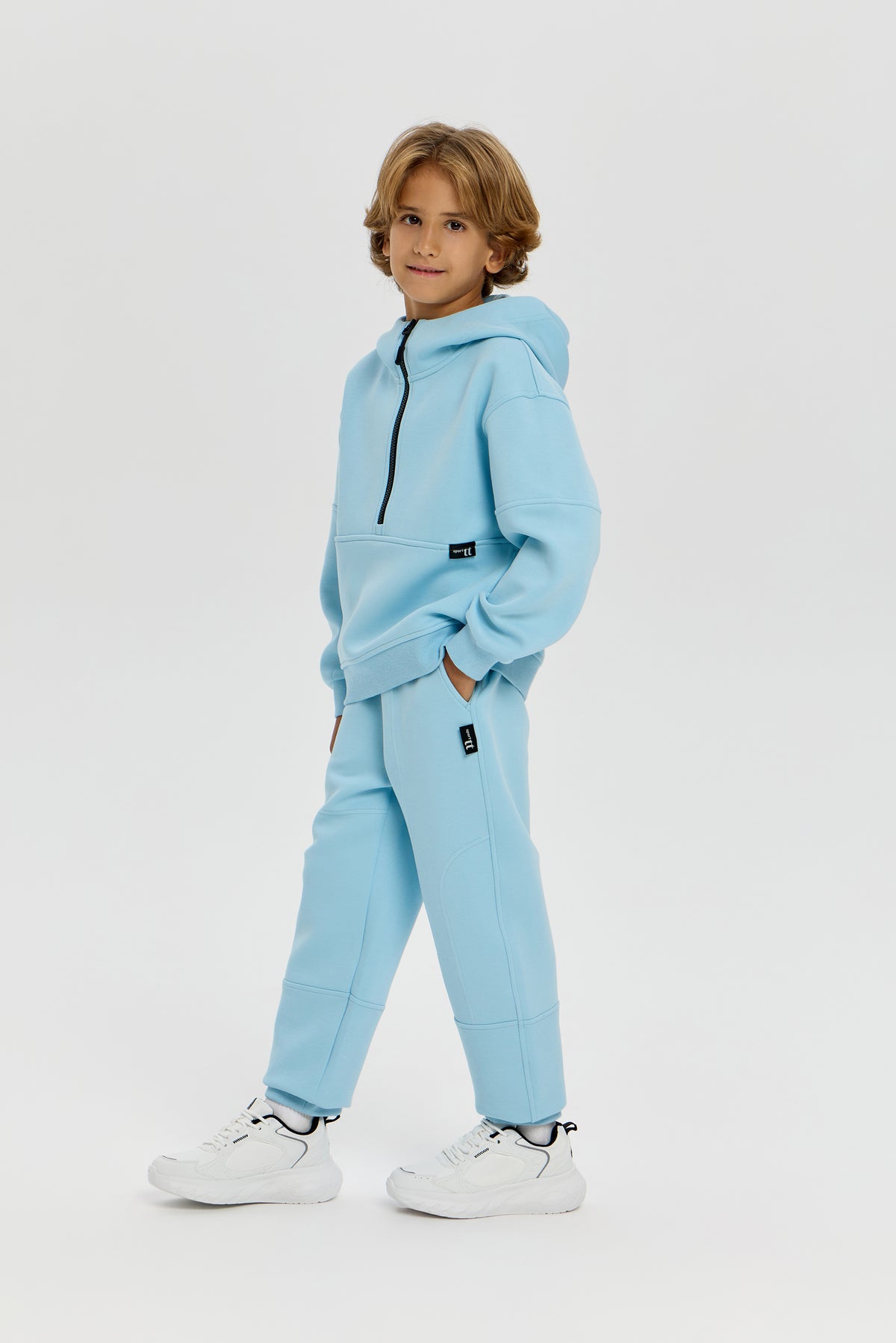Sky blue Tracksuit (hoodie and pants) for kids