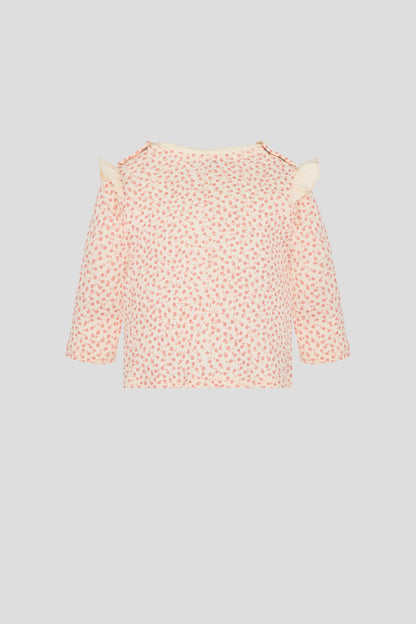 Floral Printed LS Tee