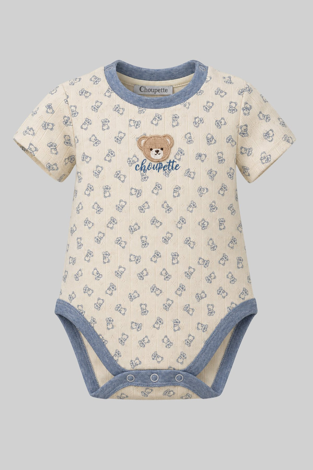 Teddy Knitted Cotton Short sleeves Body