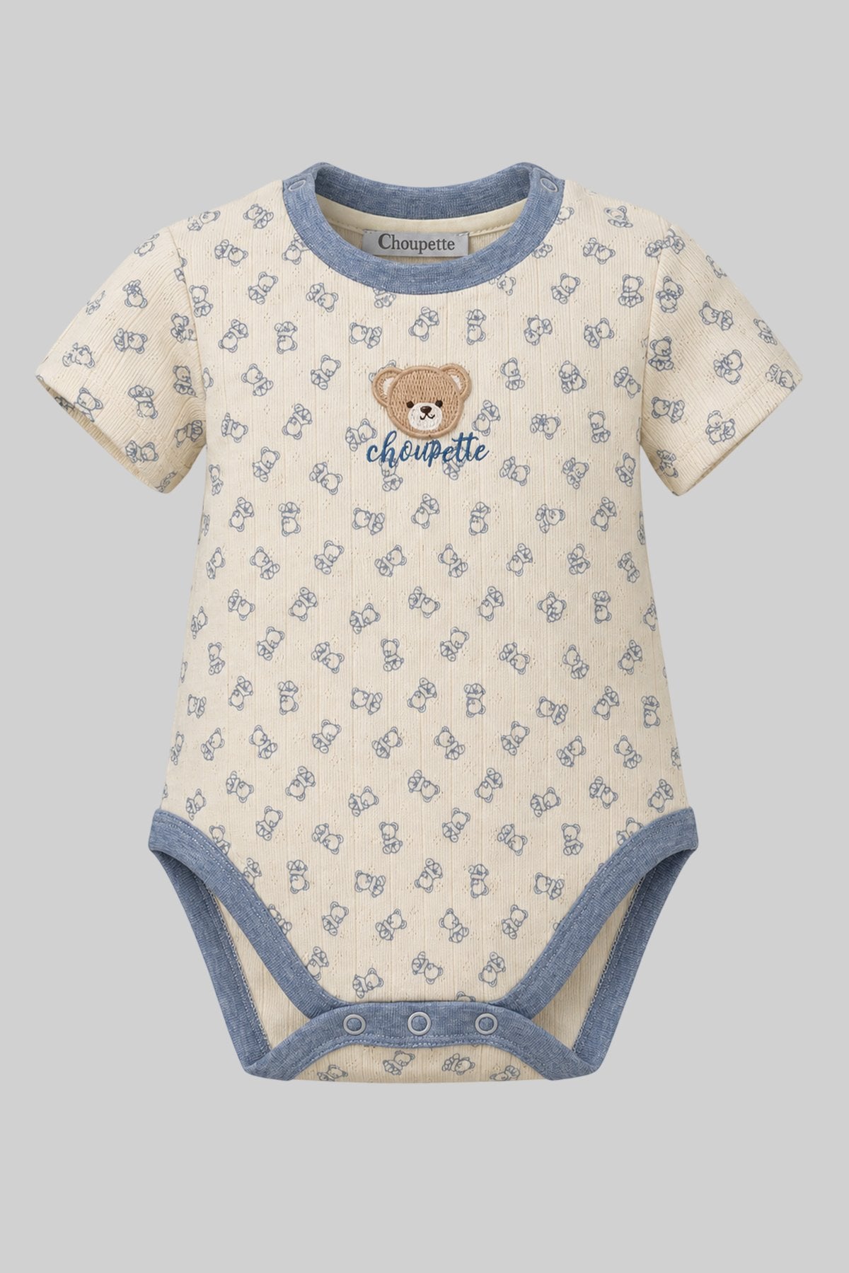 Teddy Knitted Cotton Short sleeves Body