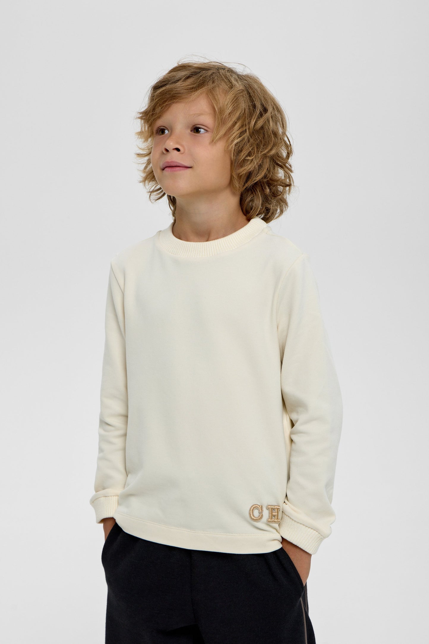 LS Tee, ecru