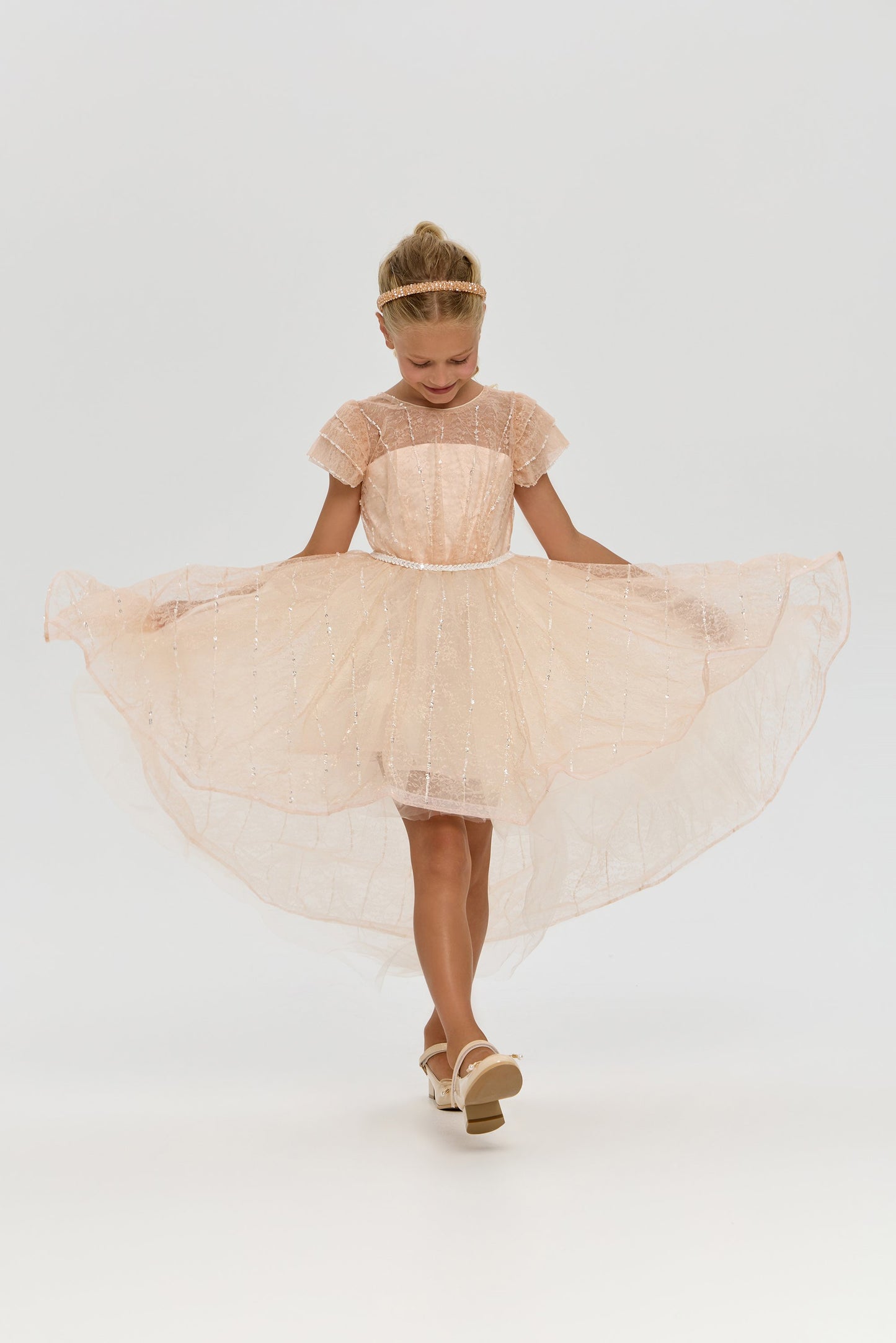 Stylish Sequins Decorated Dress