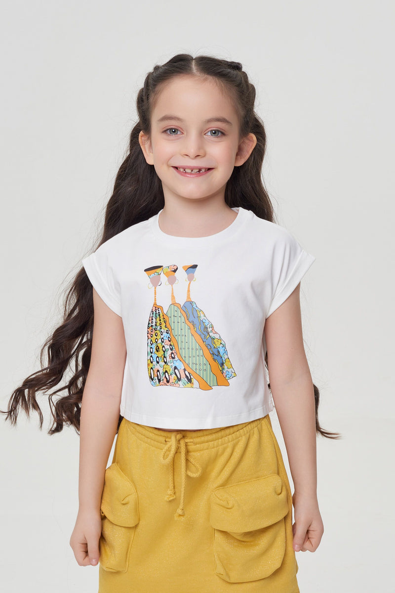 Printed Crop Top