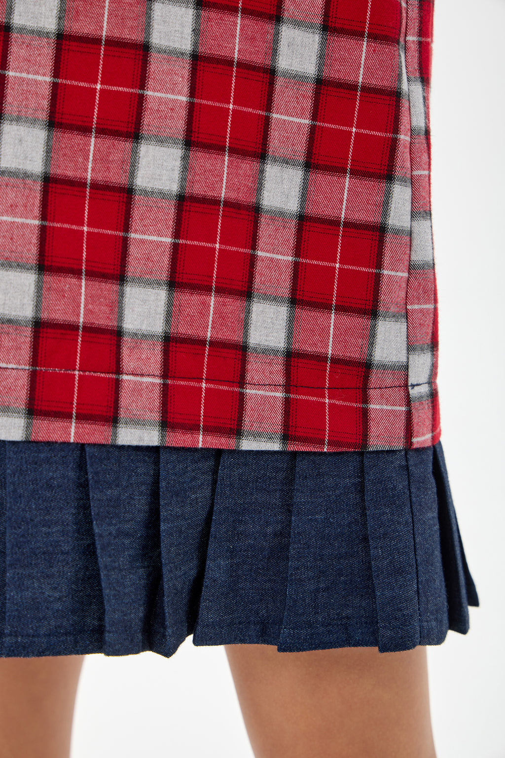 Checked Dress