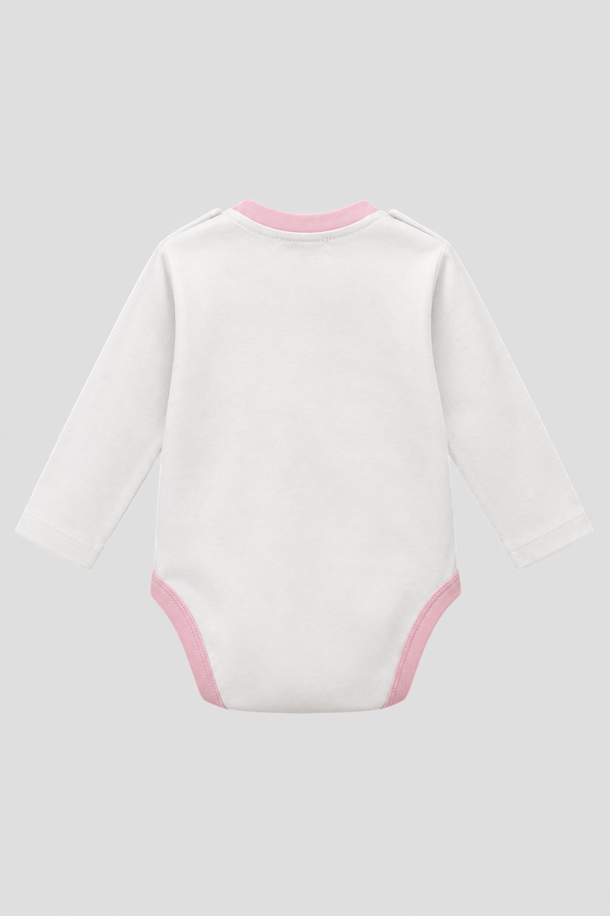 Rose Bodysuit with lace collar for baby girl