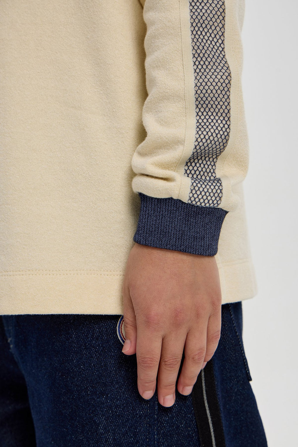 Textured Jumper with Dog Applique