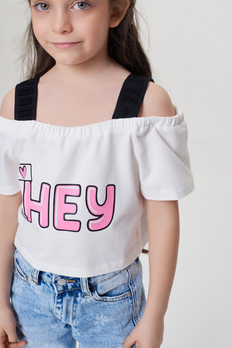 Printed Crop Top