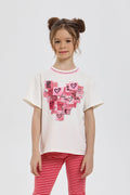 Heart Post-Its T-Shirt for girl