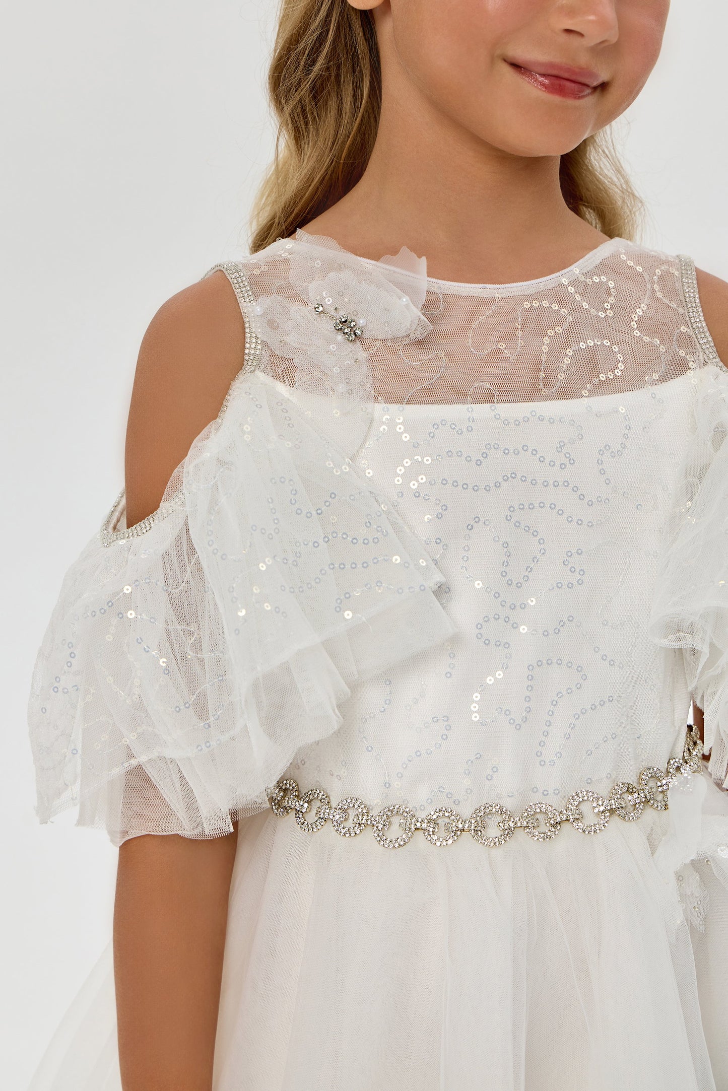 Elegant Snow White Dress