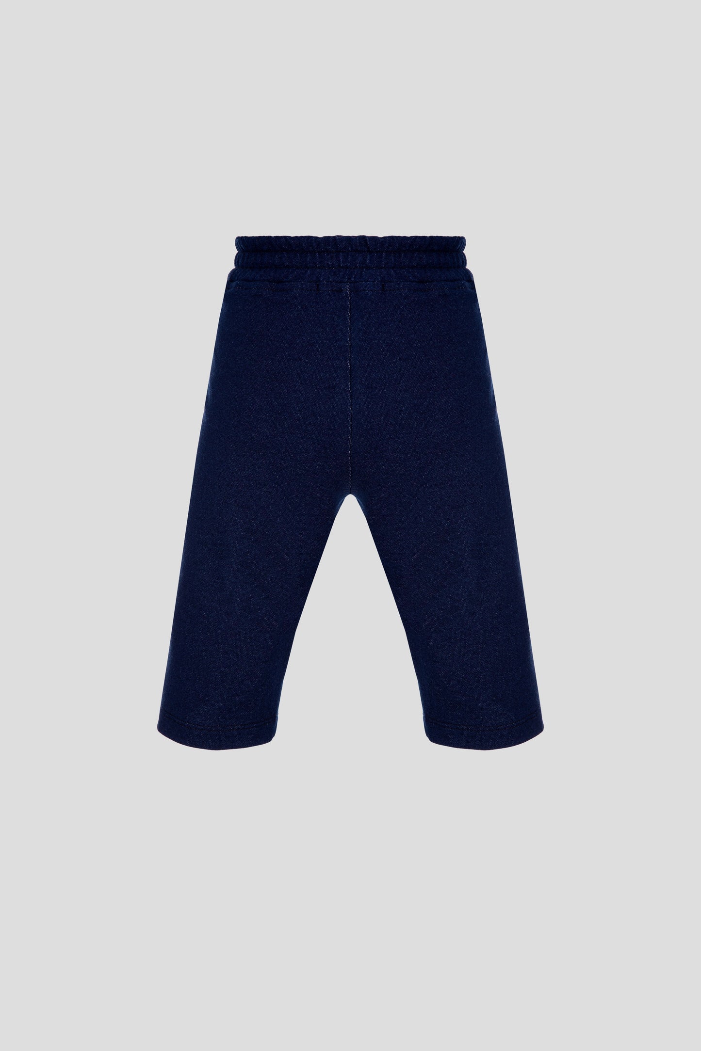 Elastic Band Denim Pants