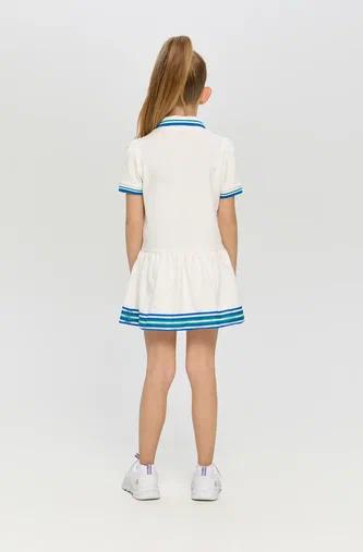 Polo dress, ecru