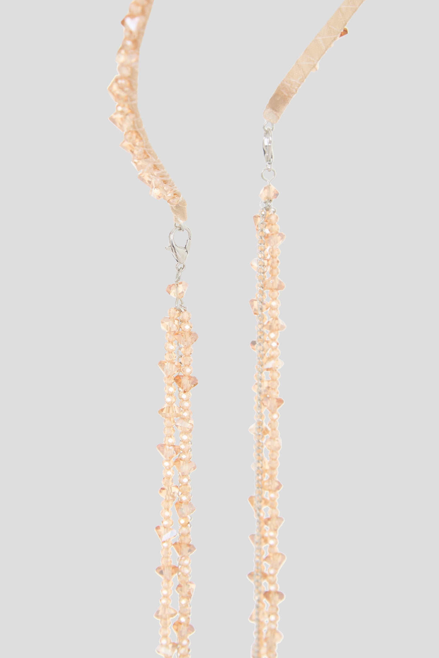 Elegant Golden Headband with Removable Chains