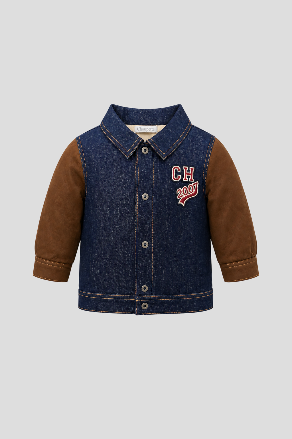 Bomber denim combined for baby boy