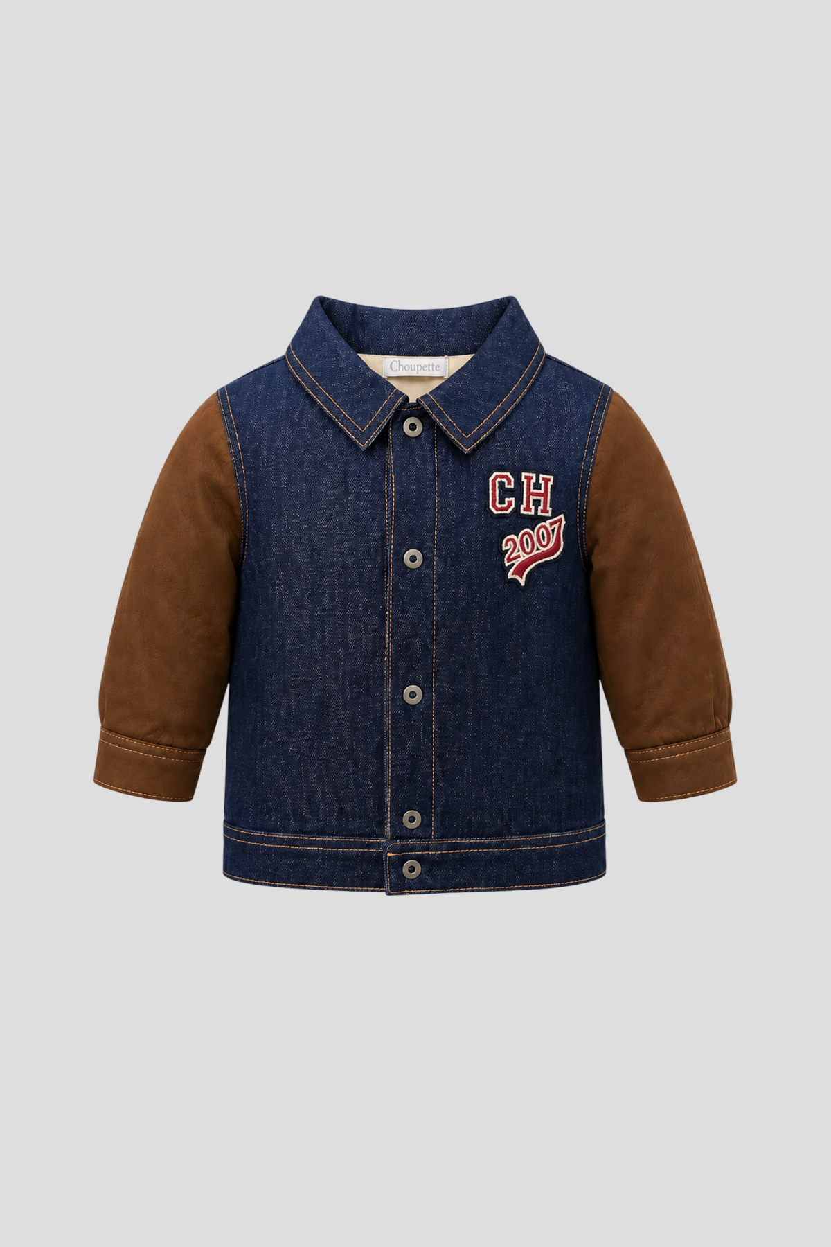 Bomber denim combined for baby boy